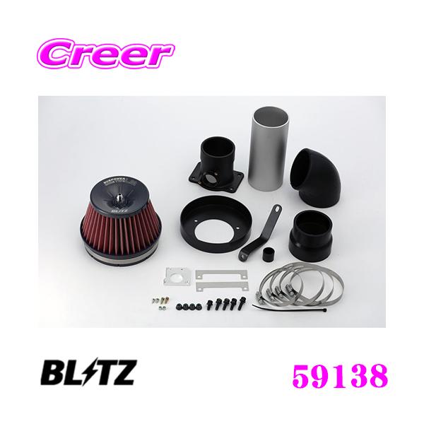 BLITZ No.59138 SUS POWER CORE TYPE LM-RED Xo WRX STI(VAB/VAF)p TXp[ RA^CvLM GAN[i[