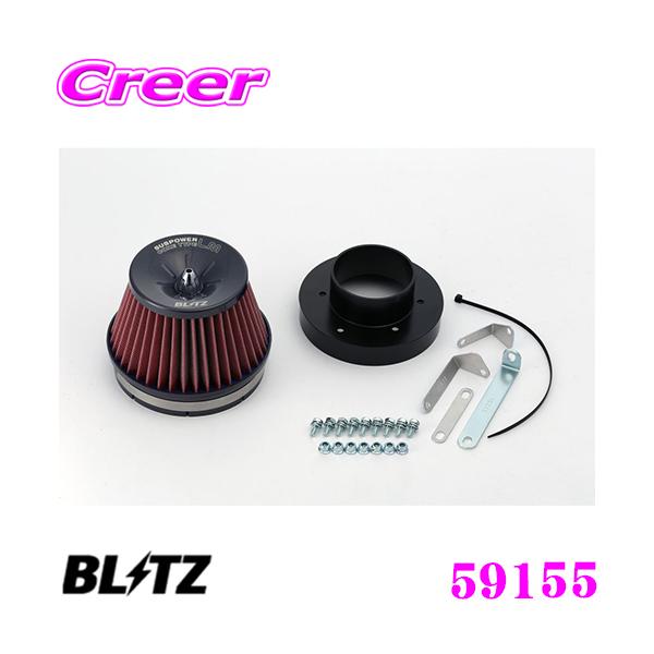 BLITZ ブリッツ コアタイプ サスパワー エアクリーナー LM-Red