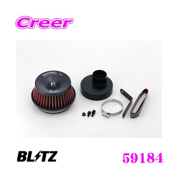 BLITZ エアクリ　SUS POWER CORE TYPE BLITZ No.59184 SUS POWER CORE TYPE LM-RED ダイハツ ウェイク