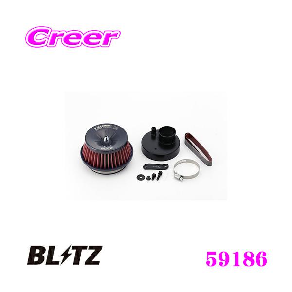 BLITZ ubc No.59186 SUS POWER CORE TYPE LM-RED }c_ AZS[^[{GW](MD22S)p
