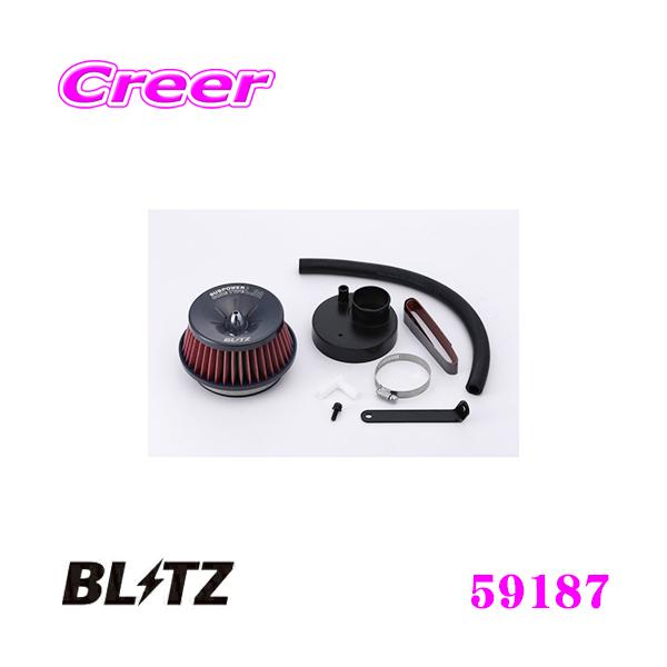 BLITZ ubc No.59187 SUS POWER CORE TYPE LM-RED XYL SRXeBO[[^[{GW](MH22S)p