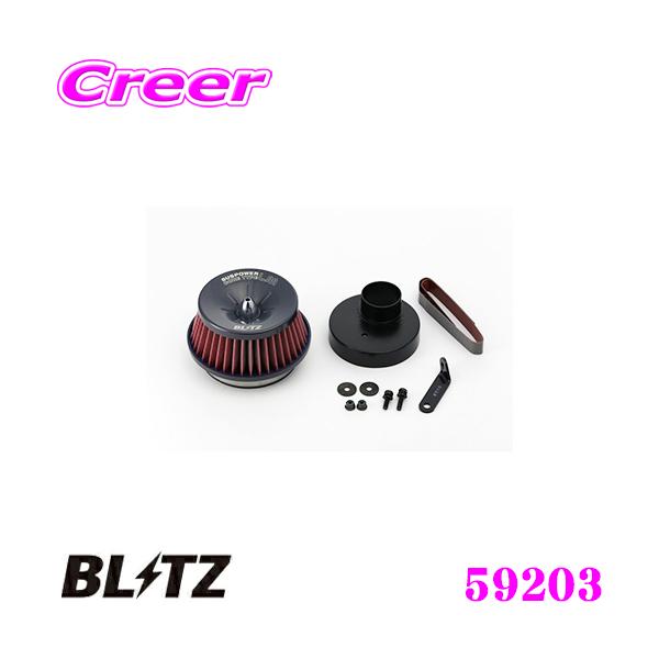 BLITZ ubc No.59203 SUS POWER CORE TYPE LM-RED OH eKJX^[^[{GW](B11W)p