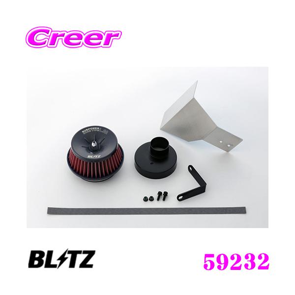 BLITZ No.59232 SUS POWER CORE TYPE LM-RED z_ S660(JW5)p TXp[ RA^CvLM GAN[i[