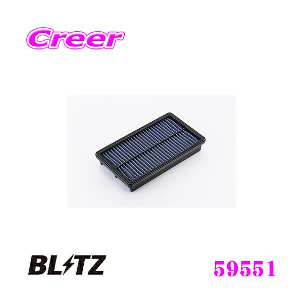 BLITZ ubc SA-15B No.59551 SUS POWER AIR FILTER LM }c_ CX-7(ER3P)p