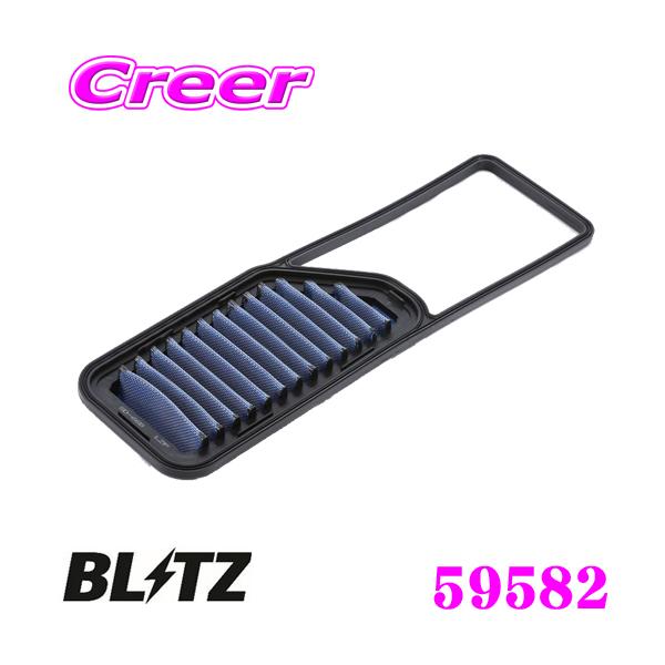 カイsmzd BLITZ ブリッツ SD-66B No.59582 SUS POWER AIR FILTER LM