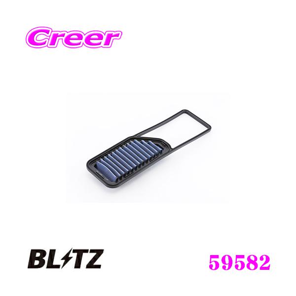 BLITZ ubc SD-66B No.59582 SUS POWER AIR FILTER LM _Cnc ^gGO[(L455S L465S)p TXp[GAtB^[LM