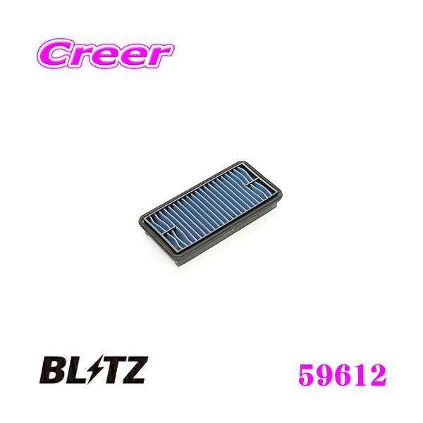 BLITZ ubc SN-232B No.59612 SUS POWER AIR FILTER LM OH eKJX^[^[{GW](B11W)p TXp[GAtB^[LM