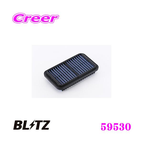 BLITZ ubc SS-21B No.59530 SUS POWER AIR FILTER LM XYL SR(MC21S MC11S)p TXp[GAtB^[LM