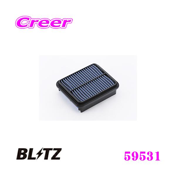 BLITZ ubc SS-22B No.59531 SUS POWER AIR FILTER LM _Cnc ~(L500S L510S)p TXp[GAtB^[LM