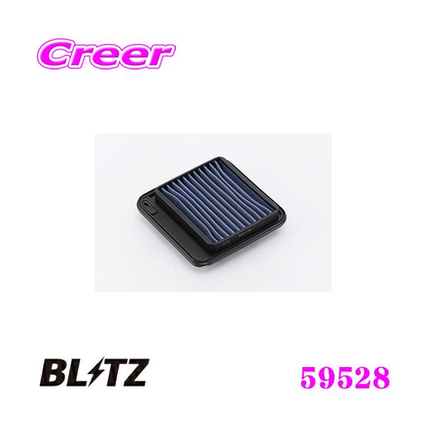 BLITZ SS-25B No.59528 SUS POWER AIR FILTER LM �}�c�_ AZ���S��/AZ���S���J�X�^���X�^�C��[�^�[�{�G���W��](MJ21S/MJ22S)�p