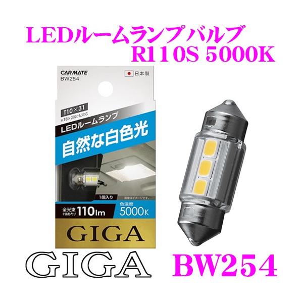 �J�[���C�g GIGA BW254 LED���[�������v�o���u R110S 5000K T8×29�AT10×31�^�C�v