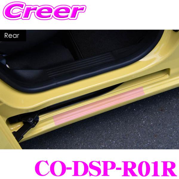 コードテック CO-DSP-R01R core OBJ ドアシールプロテクションフィルム リア 2枚入り 左右 ルノーカングー KF