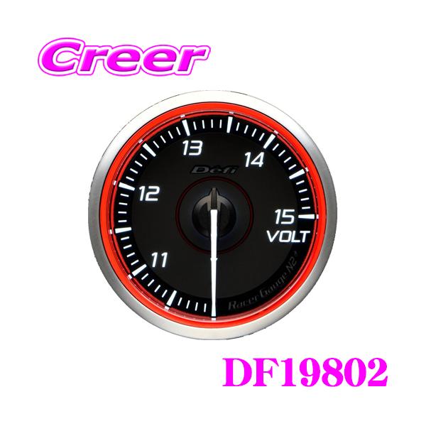 Defi Racer Gauge N2 Plus DF19802 Φ60 電圧計 10〜15V レッド Defi Racer Gauge N2 Plus DF19802 Φ60 電圧計 10〜15V レッド