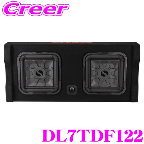 KICKER DL7TDF122 ウーハーBOX 12インチ(30cm) 薄型サブウーファー