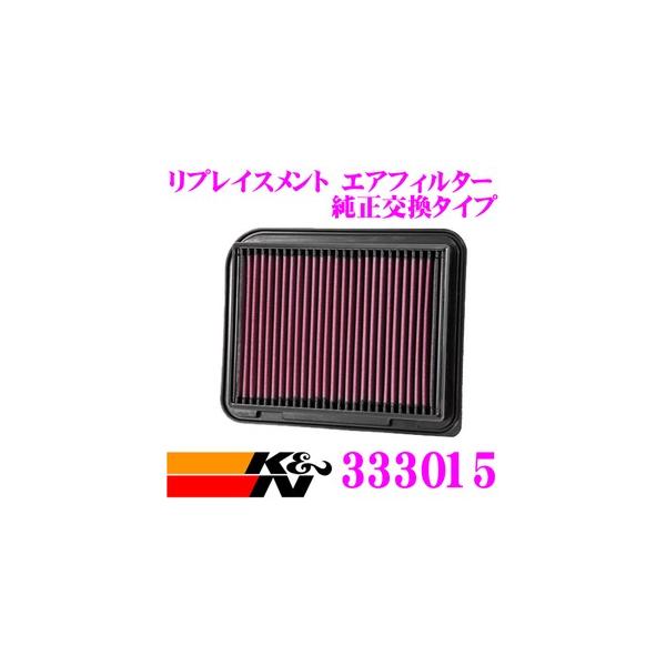 K&amp;N ���������t�B���^�[ 33-3015 �O�H GF7W / GF8W �A�E�g�����_�[ ���v���C�X�����g �r���g�C���G�A�t�B���^�[ �����i��MR968274�Ή�