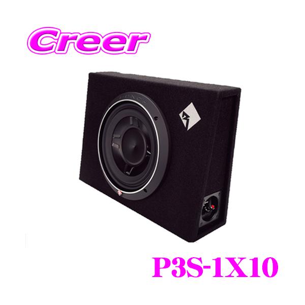 美品Rockford 25cm ウーファー P1-1X10 PUNCH 角型 creer-net_p3s-1x10