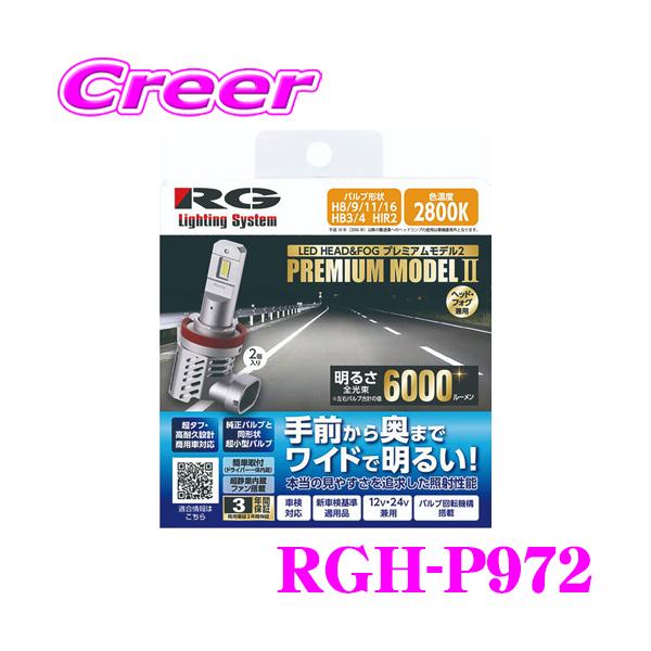 RACING GEAR（レーシングギア） RG RGH-P972 LED ヘッド＆フォグ