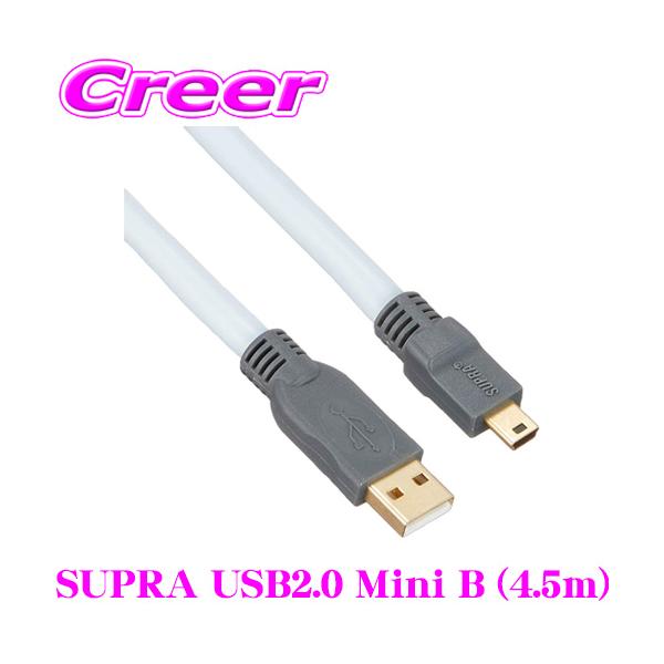 ケーブル・シールド SUPRA USB2.0 USB-A to MicroB 1m Supra High-Speed USB 2.0 A-microB