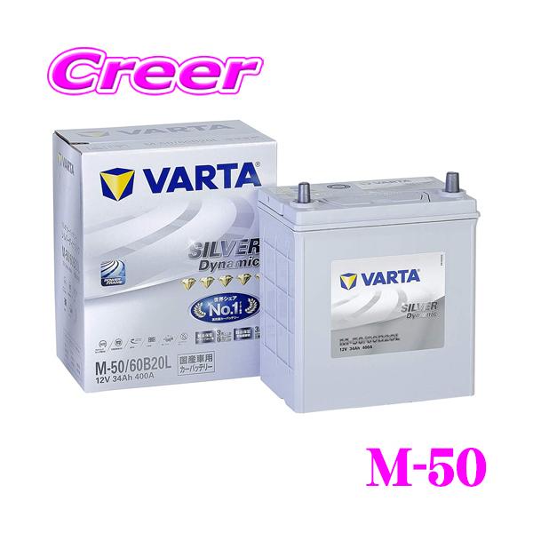 他サイト： VARTA バルタ(ファルタ) M-50(60B20L) シルバーダイナミック 国産車用バッテリーの商品画像