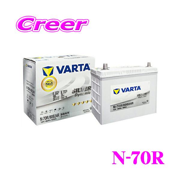 VARTA バルタ(ファルタ) N-70R(80B24R) シルバーダイナミック 国産車用