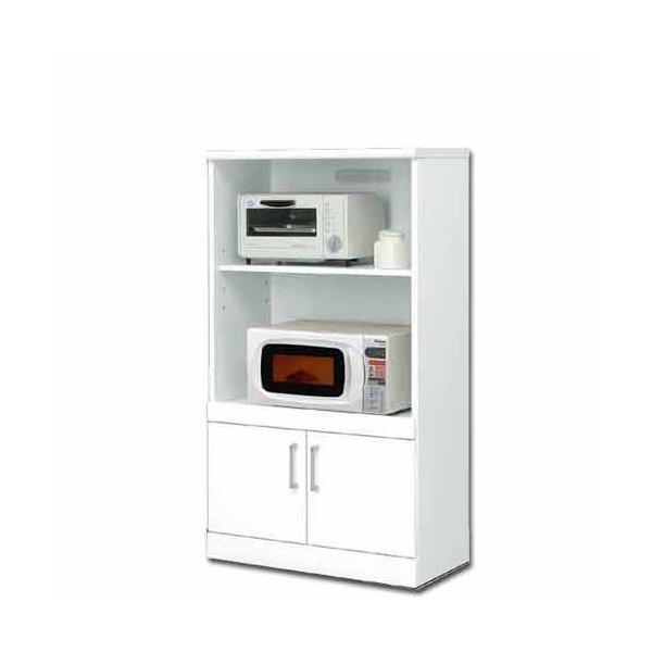 『送料込み』ホワイト レンジ台　美品 エムケー精工 ファインキッチン SK－306W(SK-306W ピュワ