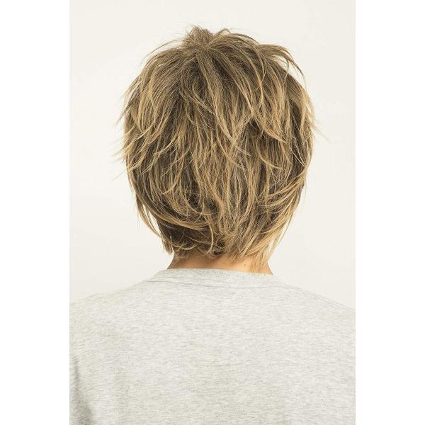 ウィッグ ミディアムウルフ ウルフ ゴールド かつら 耐熱 メンズ Wiggy Rich Blusquare Org