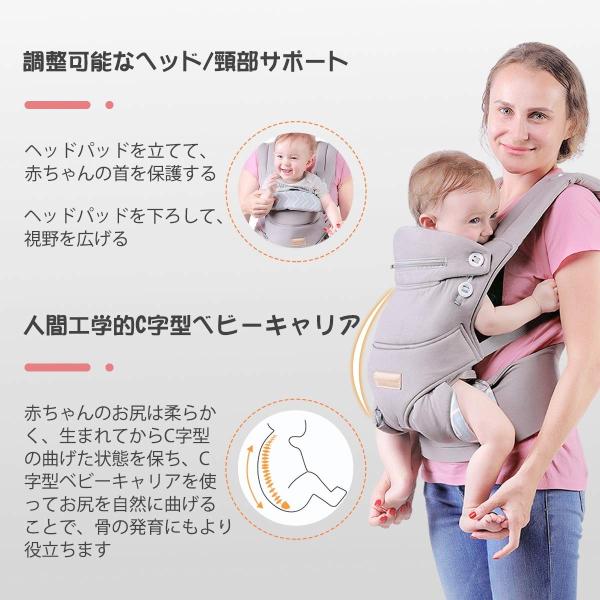 抱っこ紐 ベビーキャリア おんぶ紐 防風帽子 だっこひも 疲れにくい腰サポート付 おんぶひも 人間工学的なデザイン パッド付きショルダースト Texascashandpawn Com