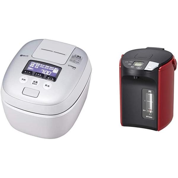 セット買いタイガー 炊飯器 5 5合 炊飯器 圧力ih 土鍋コーティング 炊飯器 極うま機能付き 炊きたて ホワイトグレー Jpc A101 Wh 電気 Crescent Island