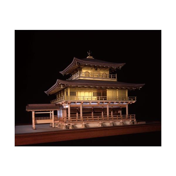ウッディジョー 1/75 木製模型 鹿苑寺 金閣 ゴールド仕様 (模型 ウッディジョー 1/75 木製模型 鹿苑寺 金閣 ゴールド仕様 (模型