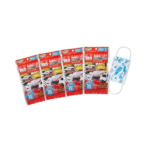 「商品情報」「主な仕様」個数　４袋×７枚入りマスクサイズ：約110×80(ｍｍ)パッケージサイズ：115×210(ｍｍ)素材：本体・フィルター部：ポリプロプレン/耳ひも部：ポリエステル、ポリウレタン1袋におまけシール1枚付