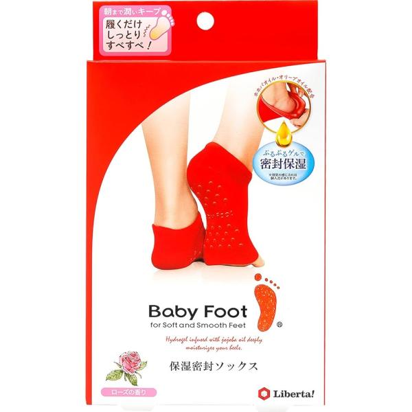 「商品情報」商品紹介「ぷるっ」と履き心地も気持ちいい肉厚の”ハイドロゲル” ５種の配合成分　ホホバオイル・オリーブオイル・ビタミンE・ローズエキス・グレープシードオイル　ぷるぷるゲルで密封保湿　※効果の感じ方には個人差があります。 靴下に使...