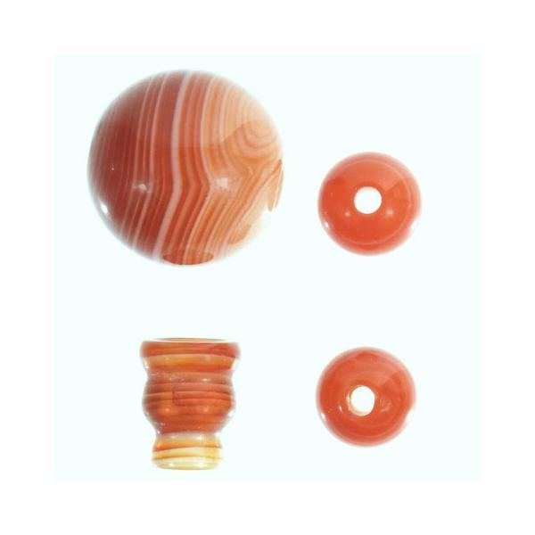 サードオニキス 12mm 親玉 Tホール 3つ穴 ボサ二天玉 セット 数珠 念珠