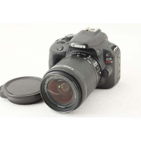 キヤノン（Canon） EOS Kiss X7 + EF-S18-55 レンズセット◇デジタル