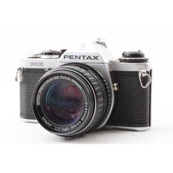 PENTAX ME 一眼レフカメラ SMC PENTAX-M 50mm 美品 ペンタックス Pentax ME smc Pentax-M 50/1.4 レンズ付き◇一眼