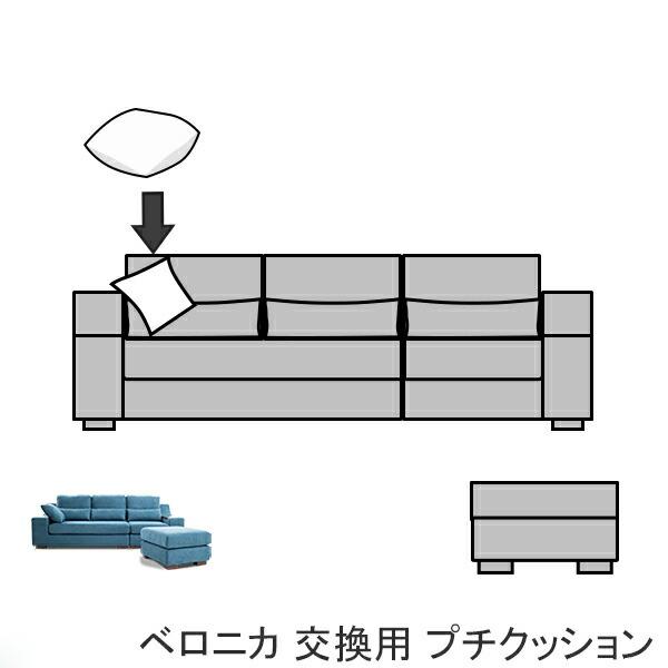 ソファ「ベロニカ」プチクッション用ヌードクッション。1個単位での販売です。受注生産です。他社製品とは適合しませんのでご注意ください。カバーは別売りです。素材シリコーン綿配送通常宅配便配送（ヤマト他）北海道、沖縄、離島、他配送業者指定の一部地...