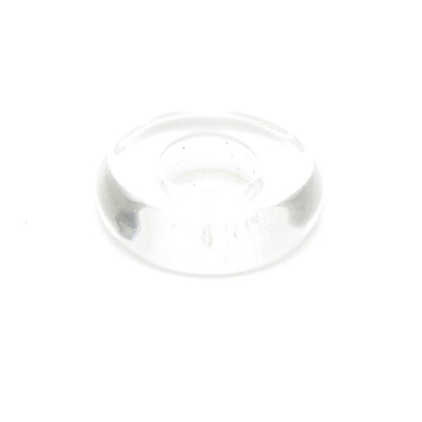 ビーズ 天然石 クリスタル ドーナツ状 パーツ 幅約9.7mm×厚約3.2mm パワーストーン ハンドメイド 手作り アクセサリー parts141
