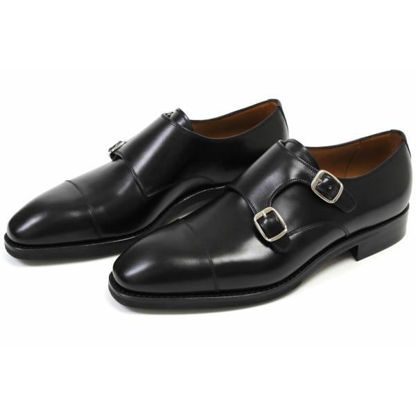 ヤンコ ダブルモンク ブラック （YANKO 14306 BLACK） : CRISPIN