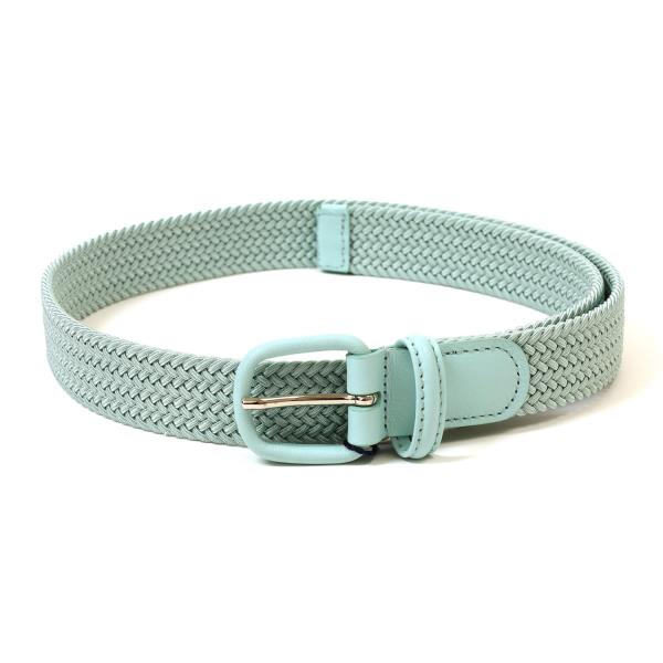アンダーソンズ ラバーメッシュベルト 革巻きバックル 30mm ミント