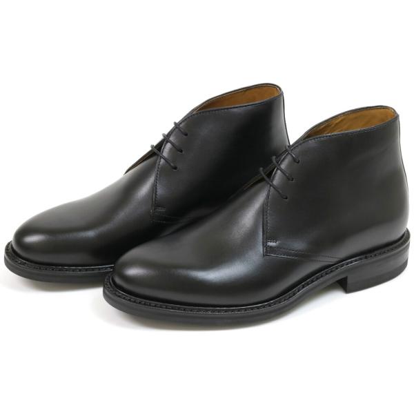バーウィック チャッカブーツ ブラック （Berwick 320 BOXCALF NEGRO
