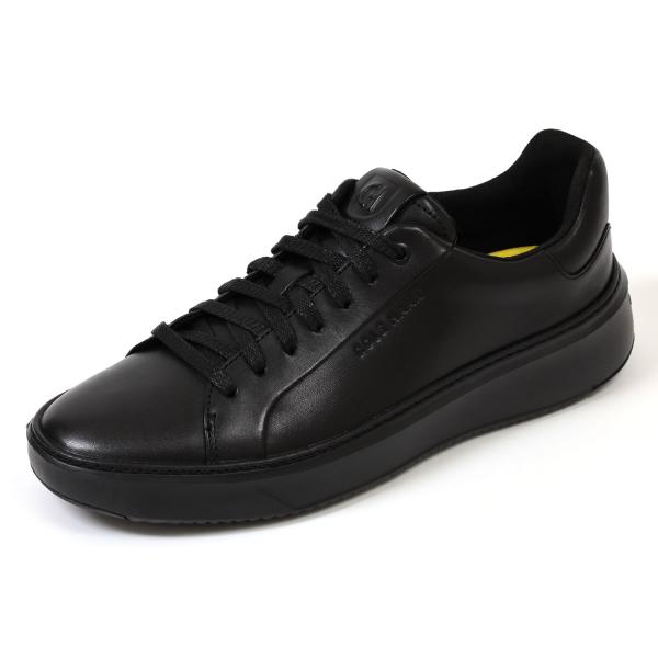 【美品】COLE HAAN コールハーン GRAND360 レザーシューズ 黒 コールハーン グランドプロ トップスピン レザースニーカー ブラック