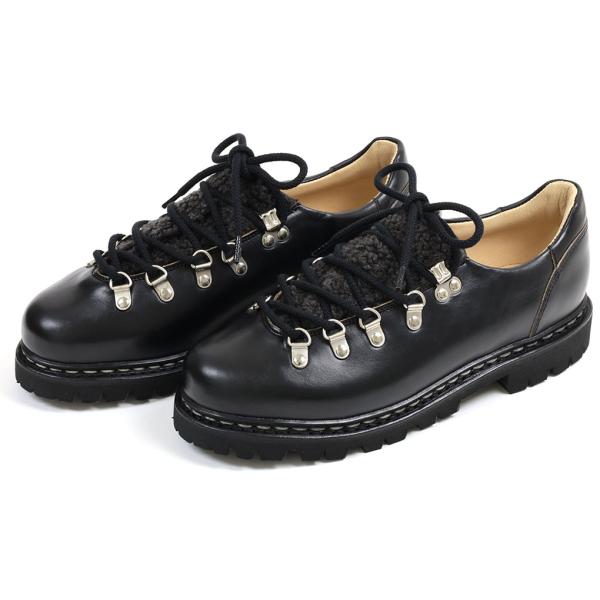 パラブーツ クリュサ ムートン ブラック （Paraboot CLUSAZ