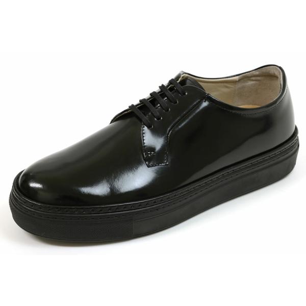 パントフォラドーロ クラブハウス ガラスレザー ポストマンシューズ