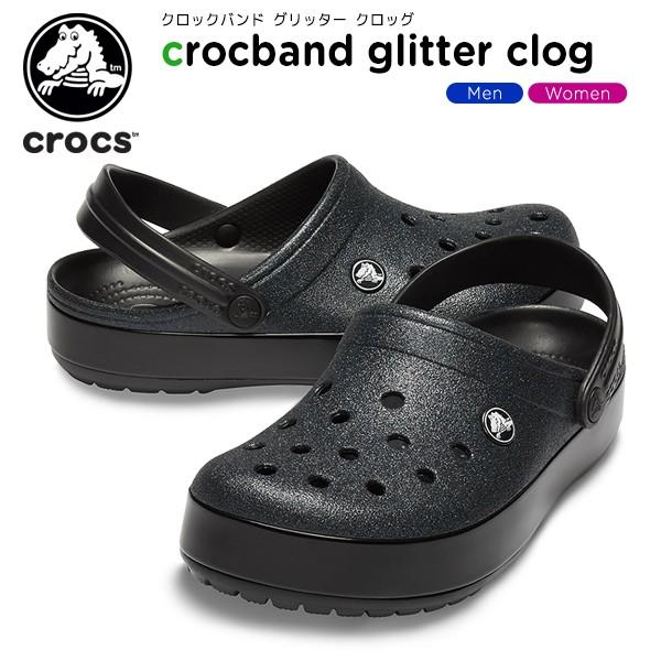 glitter crocs