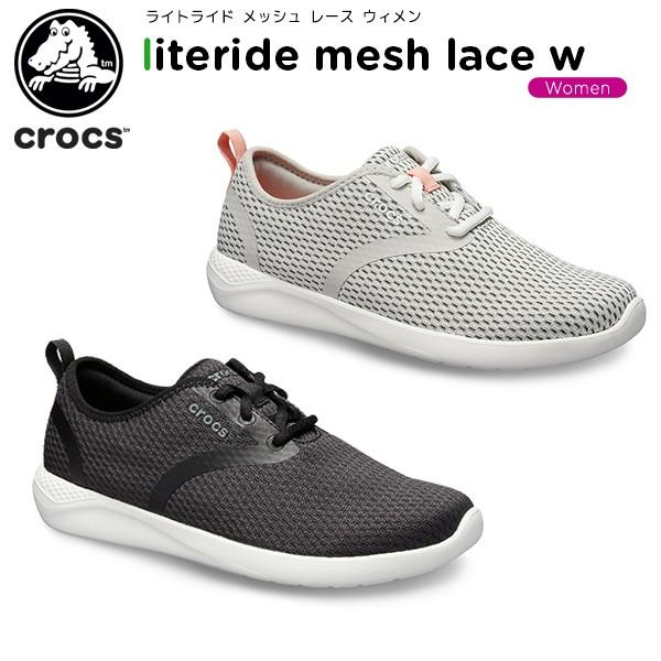 crocs mesh lace