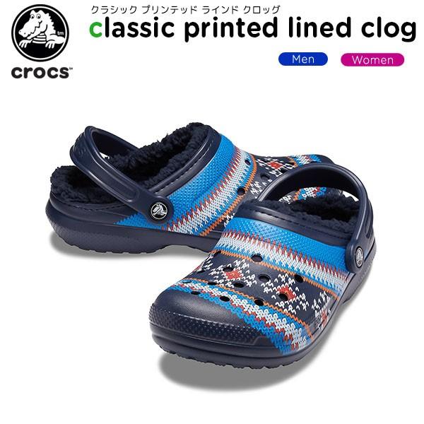 crocs men's classic lined clog