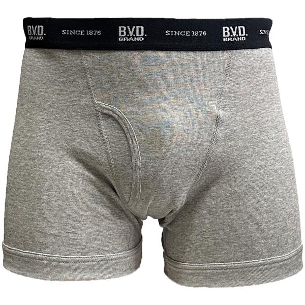 B.V.D. GOLD メンズ 肌に優しいタグレス ボクサーブリーフ （前開き