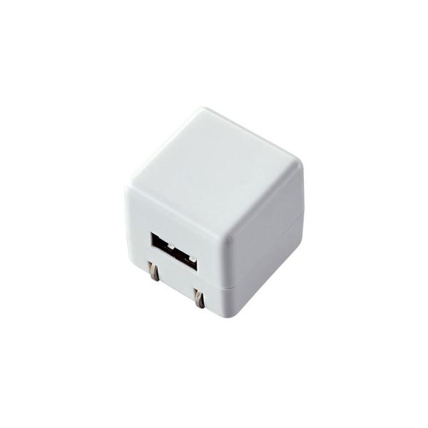 エレコム オーディオ用AC充電器 for Walkman CUBE 1A出力 USB1ポート ホワイト AVS-ACUAN007WH