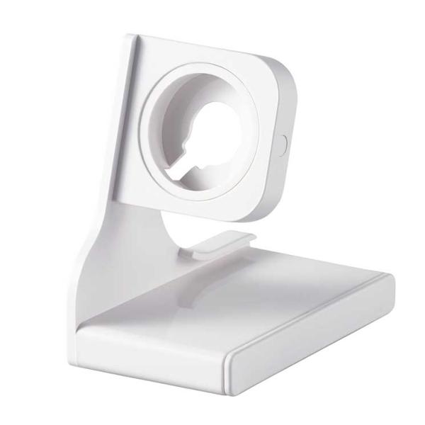 エレコム Apple Watch アップルウォッチ 充電器 卓上 スタンド 縦置き Series 7 6 5 4 3 2 1/SE [45mm 44mm 42mm 41mm 40mm 38mm] 全機種対応 スリム ホワイト