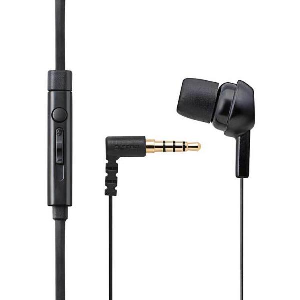 他サイト： エレコム モノラルヘッドホン(マイク付） カナル C3520 ブラックの商品画像