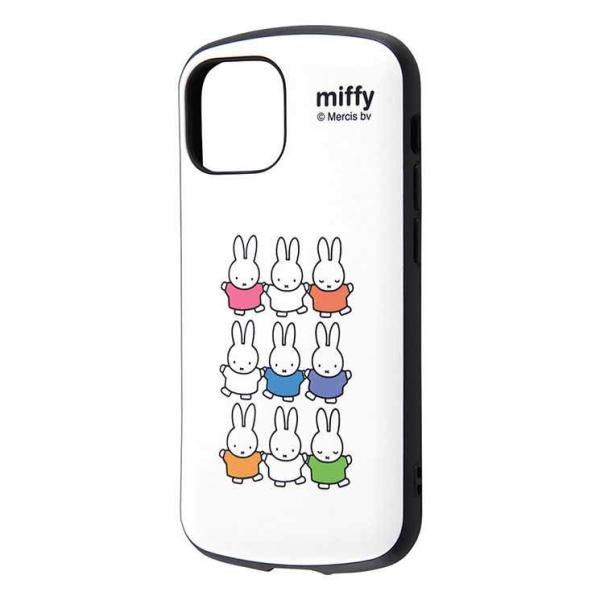 ingrem iPhone 13mini 12mini ケース ミッフィー 集合 耐衝撃カバー